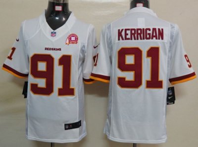 Jerseys Factory Cheap Nike Redskins #91 Ryan Kerrigan White With