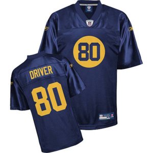 Jerseys Factory Cheap Packers #80 Donald Driver Blue Stitched NF