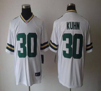 Jerseys Factory Cheap Nike Packers #30 John Kuhn White Men's Emb