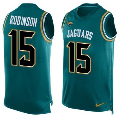 Jerseys Factory Cheap Nike Jaguars #15 Allen Robinson Teal Green