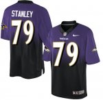 Jerseys Factory Cheap Nike Ravens #79 Ronnie Stanley Purple/Blac