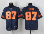 Jerseys Factory Cheap Nike Bears #87 Domenik Hixon Navy Blue 194