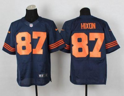 Jerseys Factory Cheap Nike Bears #87 Domenik Hixon Navy Blue 194