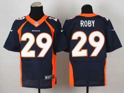Jerseys Factory Cheap Nike Broncos #29 Bradley Roby Navy Blue Al