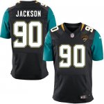 Jerseys Factory Cheap Nike Jaguars #90 Malik Jackson Black Alter