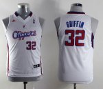 Jerseys Factory Cheap Clippers #32 Blake Griffin White Embroider