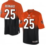 Jerseys Factory Cheap Nike Bengals #25 Giovani Bernard Orange/Bl
