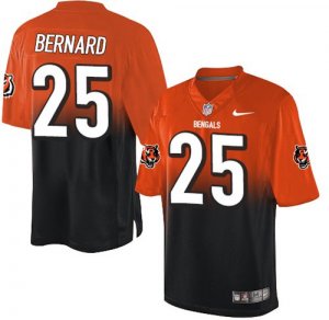 Jerseys Factory Cheap Nike Bengals #25 Giovani Bernard Orange/Bl
