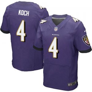Jerseys Factory Cheap Nike Ravens #4 Sam Koch Purple Team Color