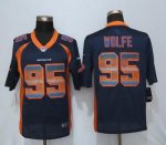Jerseys Factory Cheap Nike Broncos #95 Derek Wolfe Navy Blue Alt