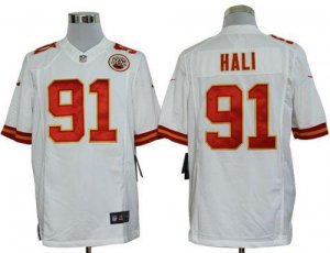 Jerseys Factory Cheap Nike Chiefs #91 Tamba Hali White Men's Emb