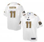 Jerseys Factory Cheap Nike Rams #11 Tavon Austin White Men's NFL