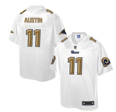 Jerseys Factory Cheap Nike Rams #11 Tavon Austin White Men's NFL