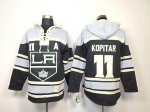 Jerseys Factory Cheap Kings #11 Anze Kopitar Black Sawyer Hooded