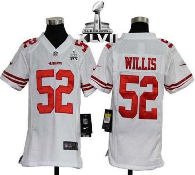 Jerseys Factory Cheap Nike 49ers #52 Patrick Willis White Youth
