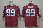 Jerseys Factory Cheap Nike Texans #99 J.J. Watt Red Alternate Wi