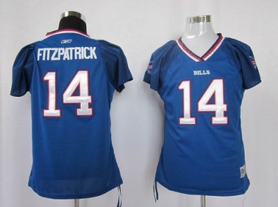 Jerseys Factory Cheap Bills #14 Ryan Fitzpatrick Baby Blue Women