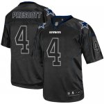 Jerseys Factory Cheap Nike Cowboys #4 Dak Prescott Lights Out Bl