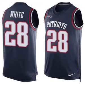 Jerseys Factory Cheap Nike Patriots #28 James White Navy Blue Te
