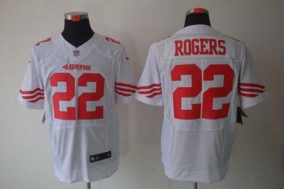 Jerseys Factory Cheap Nike 49ers #22 Carlos Rogers White Men's E