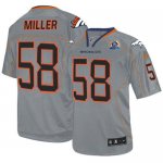 Jerseys Factory Cheap Nike Broncos #58 Von Miller Lights Out Gre