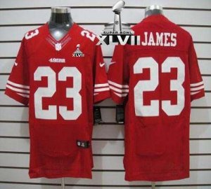 Jerseys Factory Cheap Nike 49ers #23 LaMichael James Red Team Co