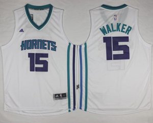 Jerseys Factory Cheap Revolution 30 Hornets #15 Kemba Walker Whi