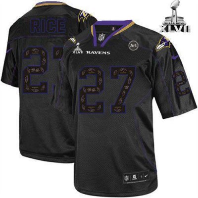 Jerseys Factory Cheap Nike Ravens #27 Ray Rice New Lights Out Bl