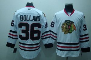 Jerseys Factory Cheap Blackhawks #36 Dave Bolland Embroidered Wh