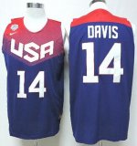 Jerseys Factory Cheap Nike 2014 Team USA #14 Anthony Davis Dark