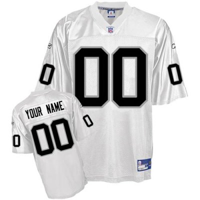 Jerseys Factory Cheap Raiders Personalized Authentic White NFL J