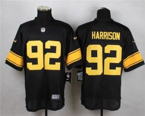 Jerseys Factory Cheap Nike Steelers #92 James Harrison Black(Gol