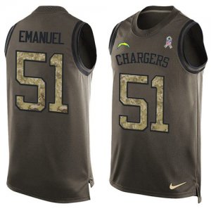 Jerseys Factory Cheap Nike Chargers #51 Kyle Emanuel Green Men's