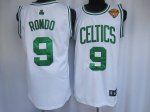 Jerseys Factory Cheap Celtics #9 Rajon Rondo Embroidered White F