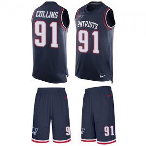 Jerseys Factory Cheap Nike Patriots #91 Jamie Collins Navy Blue