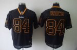 Jerseys Factory Cheap Steelers #84 Antonio Brown Lights Out Blac