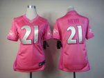 Jerseys Factory Cheap Nike Ravens #21 Lardarius Webb Pink Women'