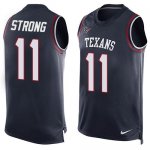 Jerseys Factory Cheap Nike Texans #11 Jaelen Strong Navy Blue Te