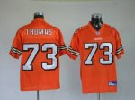 Jerseys Factory Cheap Browns #73 Joe Thomas Orange Stitched NFL