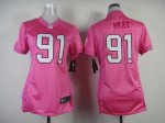 Jerseys Factory Cheap Nike Dolphins #91 Cameron Wake Pink Women'