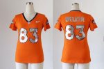Jerseys Factory Cheap Nike Broncos #83 Wes Welker Orange Team Co
