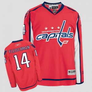Jerseys Factory Cheap Capitals #14 Tomas Fleischmann Embroidered