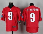 Jerseys Factory Cheap Nike Lions #9 Matthew Stafford Red Men's S
