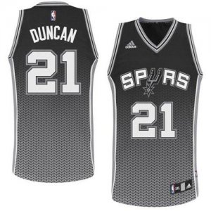 Jerseys Factory Cheap Spurs #21 Tim Duncan Black Resonate Fashio