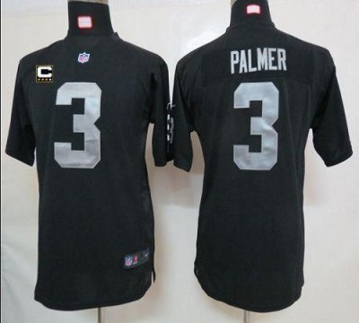 Jerseys Factory Cheap Nike Raiders #3 Carson Palmer Black Team C