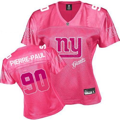 Jerseys Factory Cheap Giants #90 Jason Pierre-Paul Pink 2011 Wom