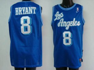 Jerseys Factory Cheap Lakers #8 Kobe Bryant Embroidered Blue NBA