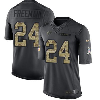 Jerseys Factory Cheap Nike Falcons #24 Devonta Freeman Black Men