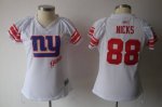 Jerseys Factory Cheap Giants #88 Hakeem Nicks White 2011 Women's