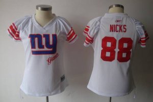 Jerseys Factory Cheap Giants #88 Hakeem Nicks White 2011 Women's